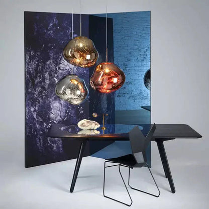 Designer Melted Sphere LED Pendant Lamp