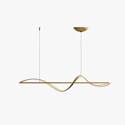 “Wave” LED Pendant Light – Modern Lighting for Dining Table or Kitchen Island