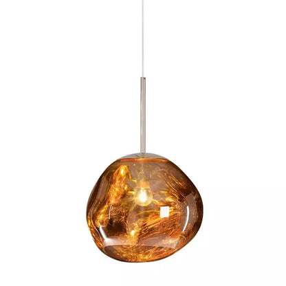 Designer Melted Sphere LED Pendant Lamp