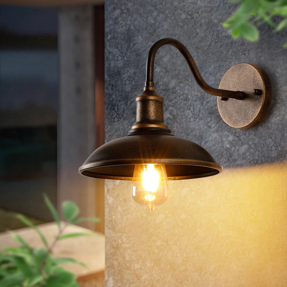 Industrial Retro Wall Light – Vintage Style Outdoor Wall Light