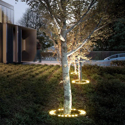 360° LED Ring Ground Light for Trees, Driveways & Garden Landscapes