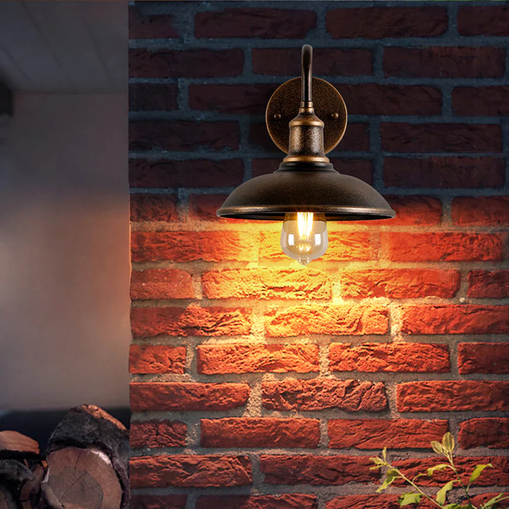 Industrial Retro Wall Light – Vintage Style Outdoor Wall Light