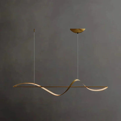 “Wave” LED Pendant Light – Modern Lighting for Dining Table or Kitchen Island
