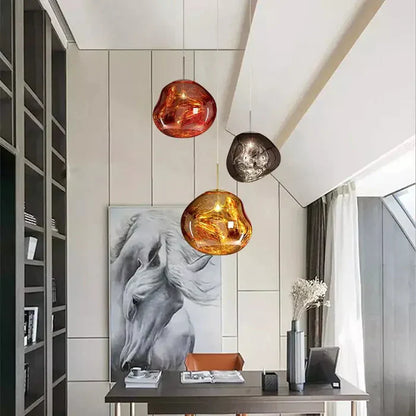 Designer Melted Sphere LED Pendant Lamp