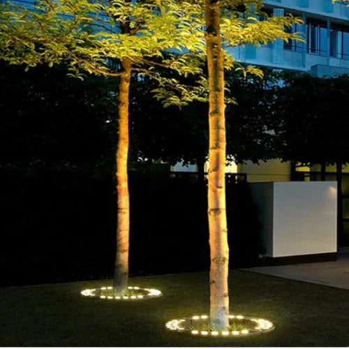 360° LED Ring Ground Light for Trees, Driveways & Garden Landscapes