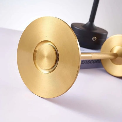Elegant LED Table Lamp – Metal, USB Rechargeable, Modern Design