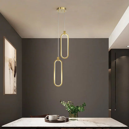 Modern Geometric LED Pendant Light