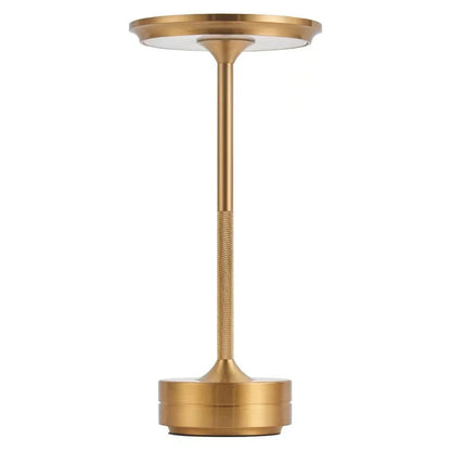 Elegant LED Table Lamp – Metal, USB Rechargeable, Modern Design
