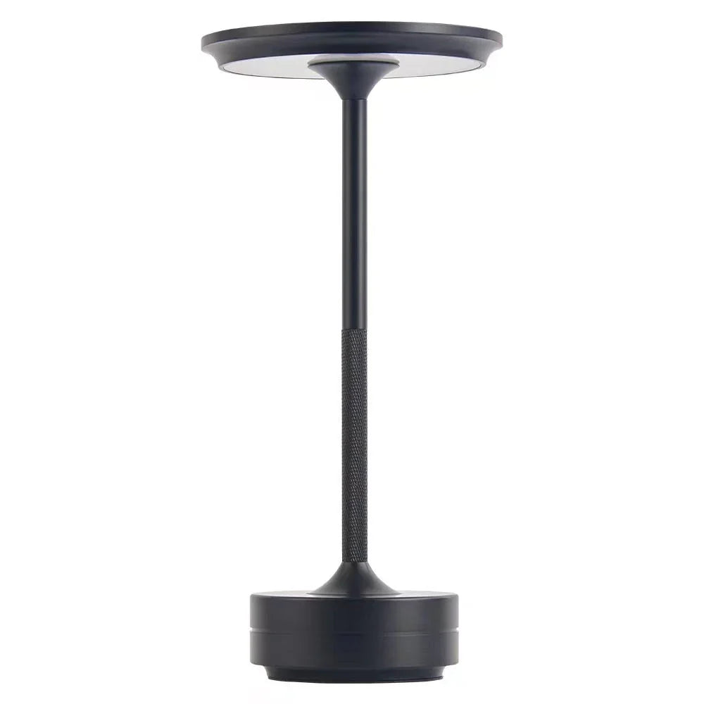 Elegant LED Table Lamp – Metal, USB Rechargeable, Modern Design