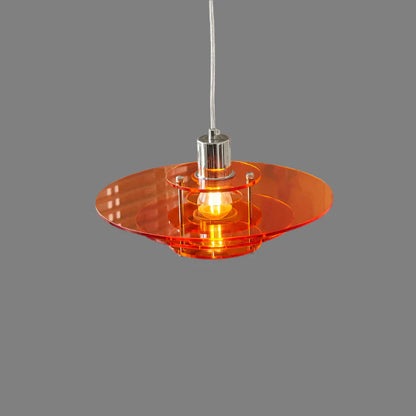 Modern Layered Acrylic Pendant Light – Vintage Design