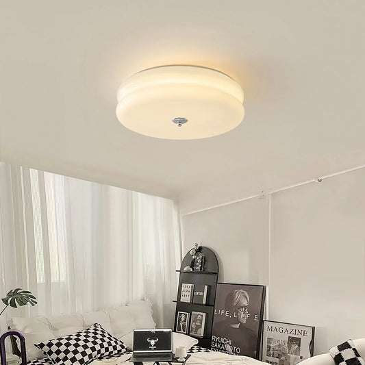 Modern LED Ceiling Flush Mount Light – Round Plafond for Bedroom, Living Room or Hallway