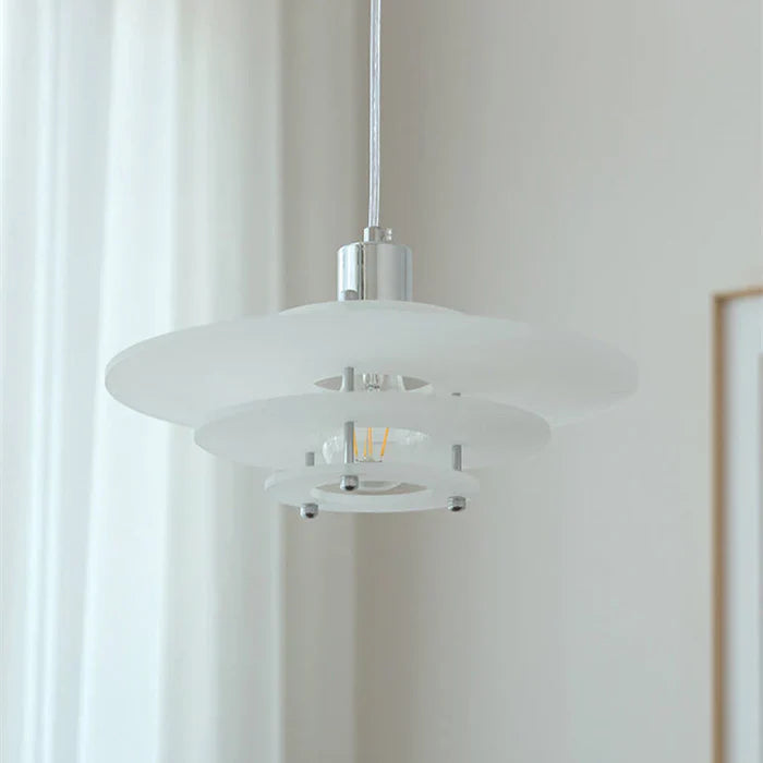Modern Layered Acrylic Pendant Light – Vintage Design