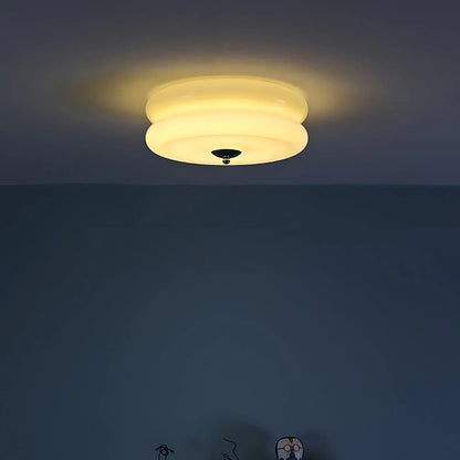 Modern LED Ceiling Flush Mount Light – Round Plafond for Bedroom, Living Room or Hallway
