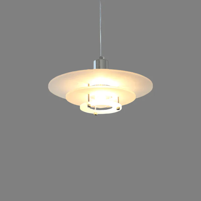 Modern Layered Acrylic Pendant Light – Vintage Design