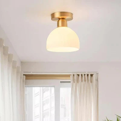 Modern Frosted Glass Ceiling Flush Mount Light