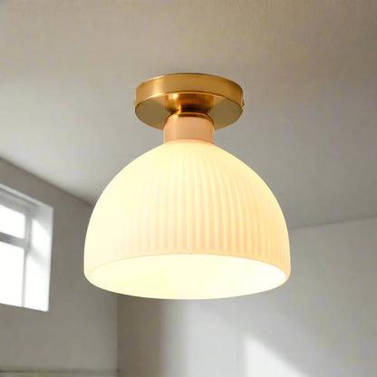 Modern Frosted Glass Ceiling Flush Mount Light