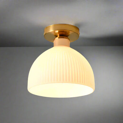 Modern Frosted Glass Ceiling Flush Mount Light