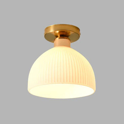 Modern Frosted Glass Ceiling Flush Mount Light