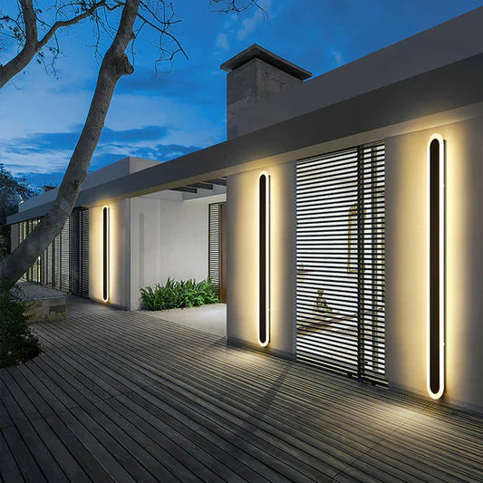 Modern Long LED Wall Light – Indoor & Outdoor Designer Wall Light