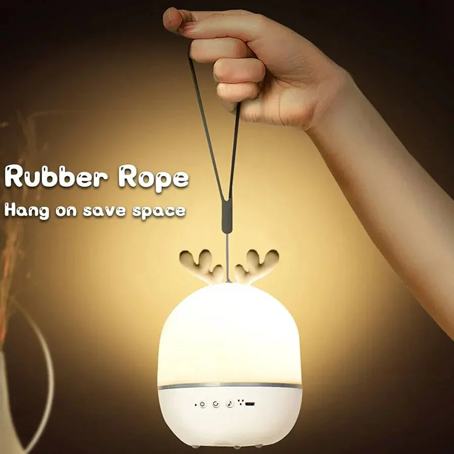 LED Night Light Projector with Remote Control & Music – Kids Star Lamp with Timer