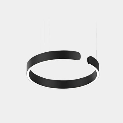 Modern LED Ring Chandelier – Elegant Round Ceiling Light
