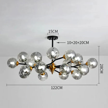 Modern Molecular Chandelier – Ceiling Light