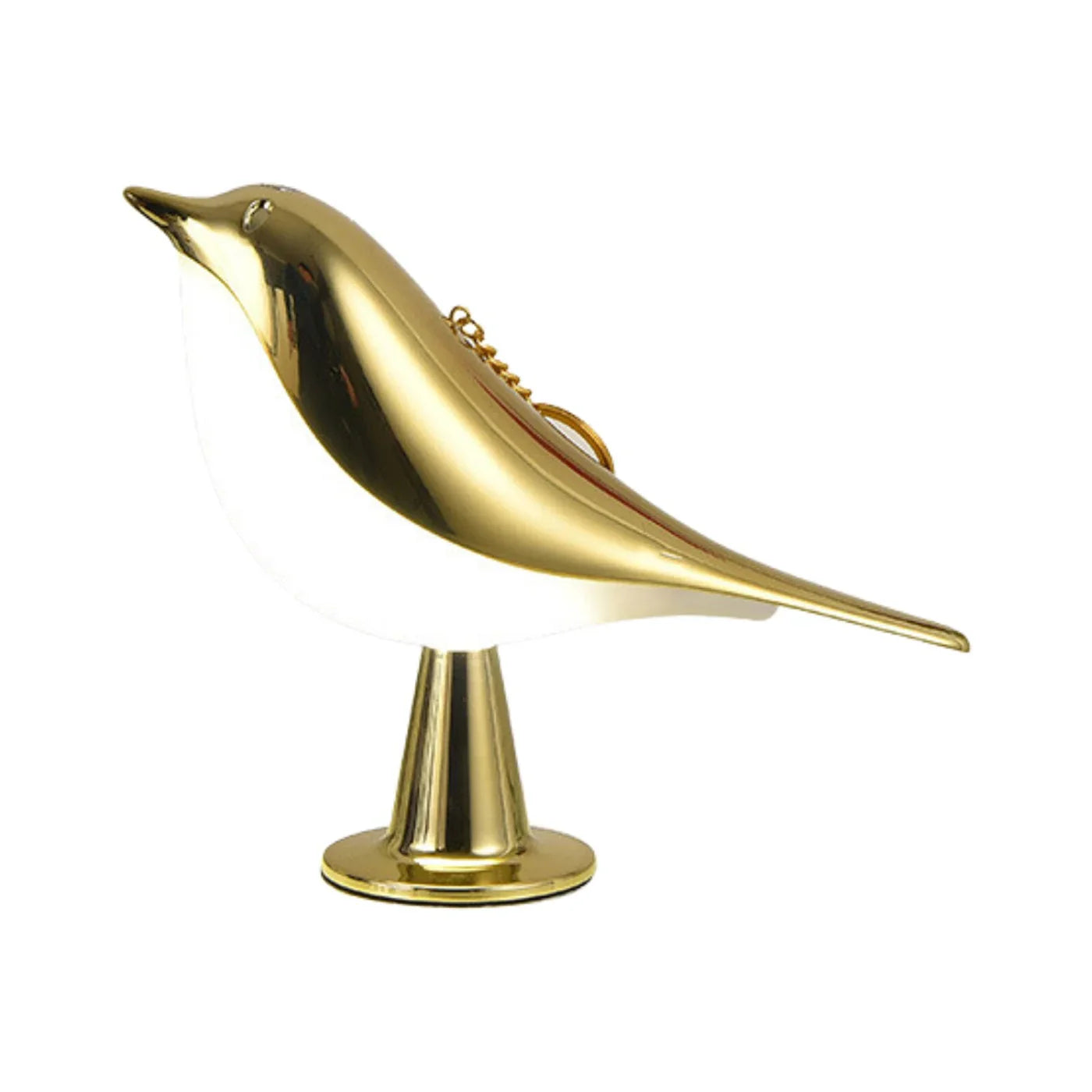 LED Bird Table Lamp – Decorative Night Light with Wood Effect