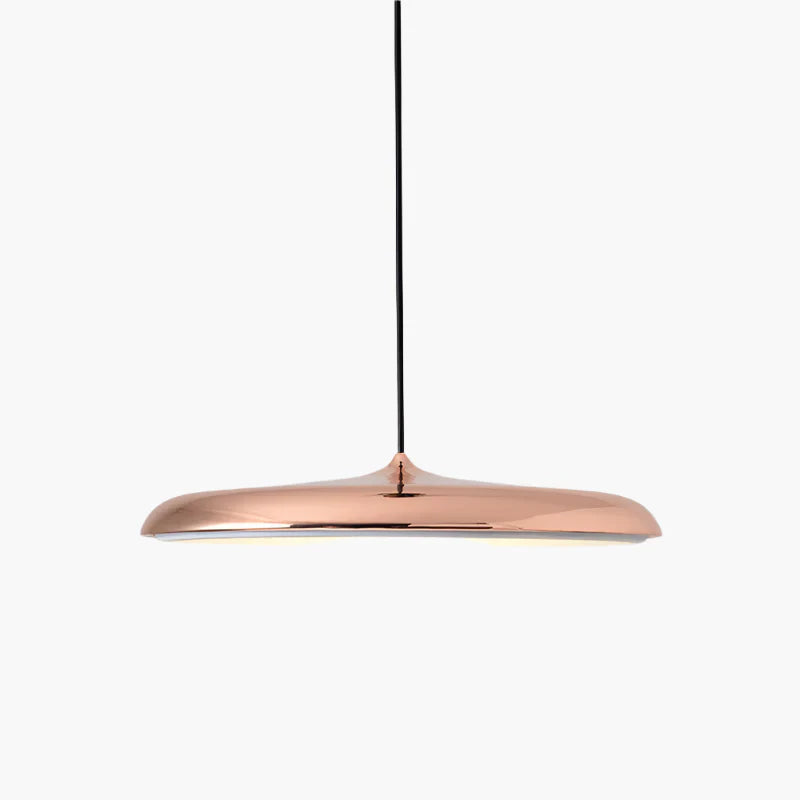 Modern Ultra-Slim LED Pendant Light – Minimalist Disc Design for Dining Room or Living Room