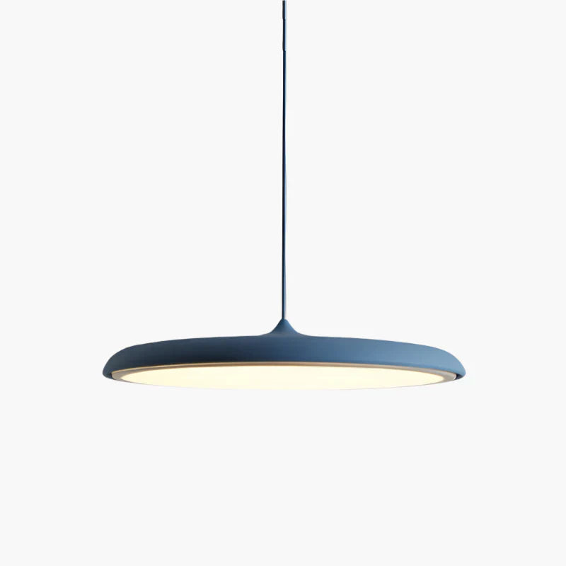 Modern Ultra-Slim LED Pendant Light – Minimalist Disc Design for Dining Room or Living Room