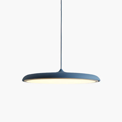 Modern Ultra-Slim LED Pendant Light – Minimalist Disc Design for Dining Room or Living Room