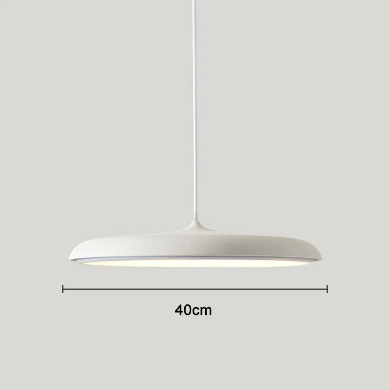 Modern Ultra-Slim LED Pendant Light – Minimalist Disc Design for Dining Room or Living Room
