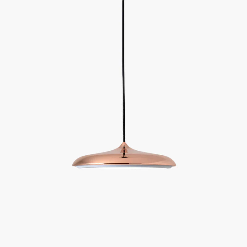 Modern Ultra-Slim LED Pendant Light – Minimalist Disc Design for Dining Room or Living Room