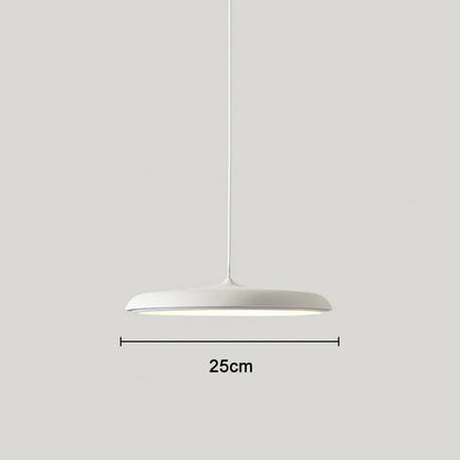 Modern Ultra-Slim LED Pendant Light – Minimalist Disc Design for Dining Room or Living Room