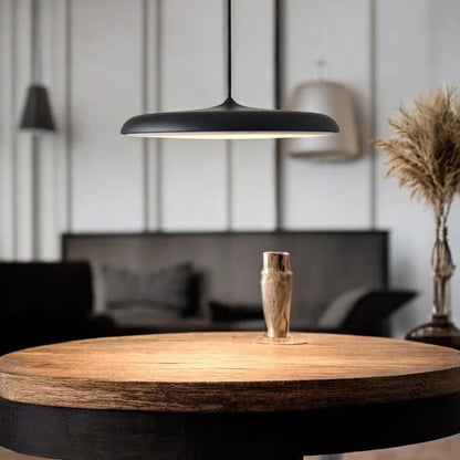 Modern Ultra-Slim LED Pendant Light – Minimalist Disc Design for Dining Room or Living Room