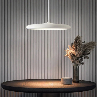 Modern Ultra-Slim LED Pendant Light – Minimalist Disc Design for Dining Room or Living Room