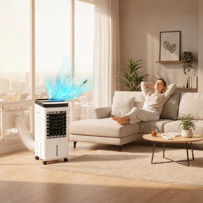 Portable Evaporative Air Conditioner Cooler with Water Tank