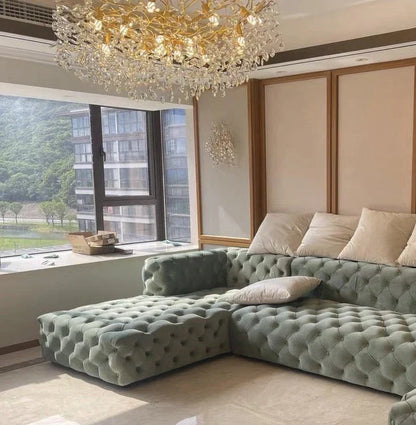 Exclusive Crystal Leaf Chandelier – Branch Design with Modern Elegance