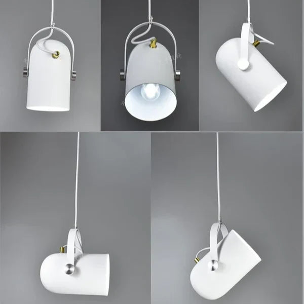 Modern Adjustable Pendant Light – Colourful Designer Ceiling Lamp