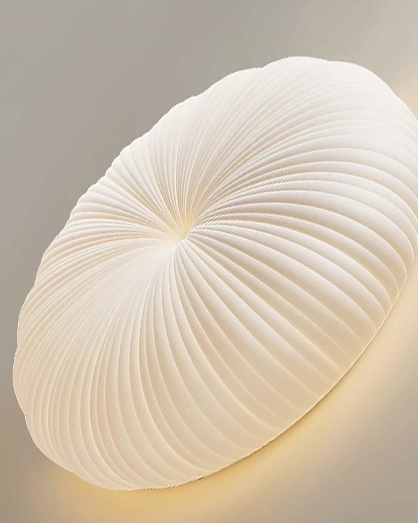 Modern Dome Ceiling Light – Shell-Inspired Japandi Style
