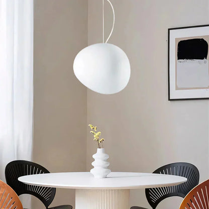 Organic Round Pendant Light – Minimalist Design