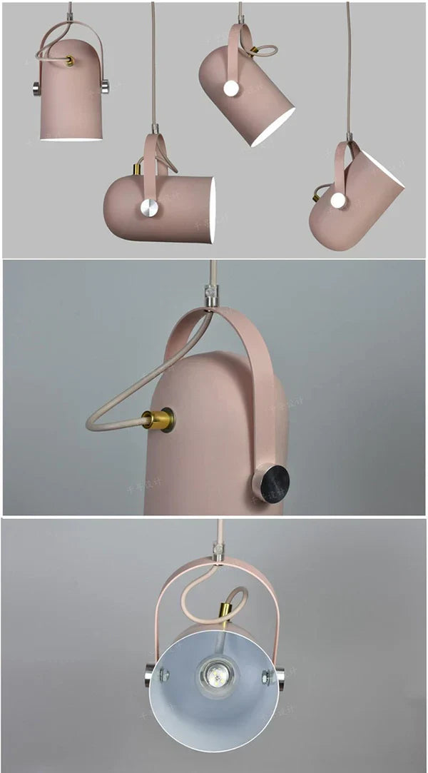 Modern Adjustable Pendant Light – Colourful Designer Ceiling Lamp