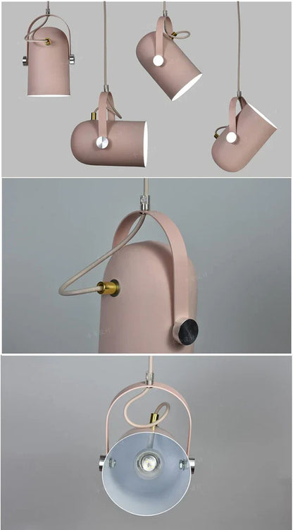 Modern Adjustable Pendant Light – Colourful Designer Ceiling Lamp