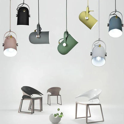 Modern Adjustable Pendant Light – Colourful Designer Ceiling Lamp