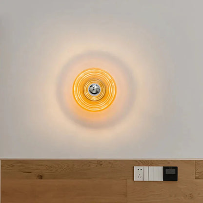 Modern Wall Light with Glass Shade