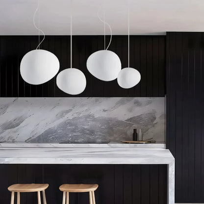 Organic Round Pendant Light – Minimalist Design
