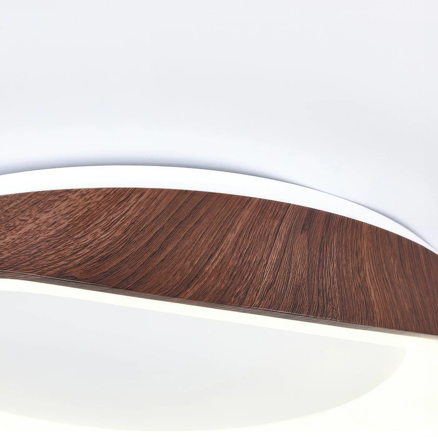 Scandinavian LED Ceiling Light – Modern Surface-Mounted Lamp with Wood Effect