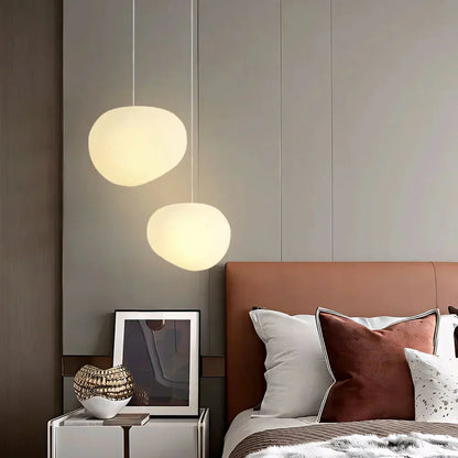 Organic Round Pendant Light – Minimalist Design