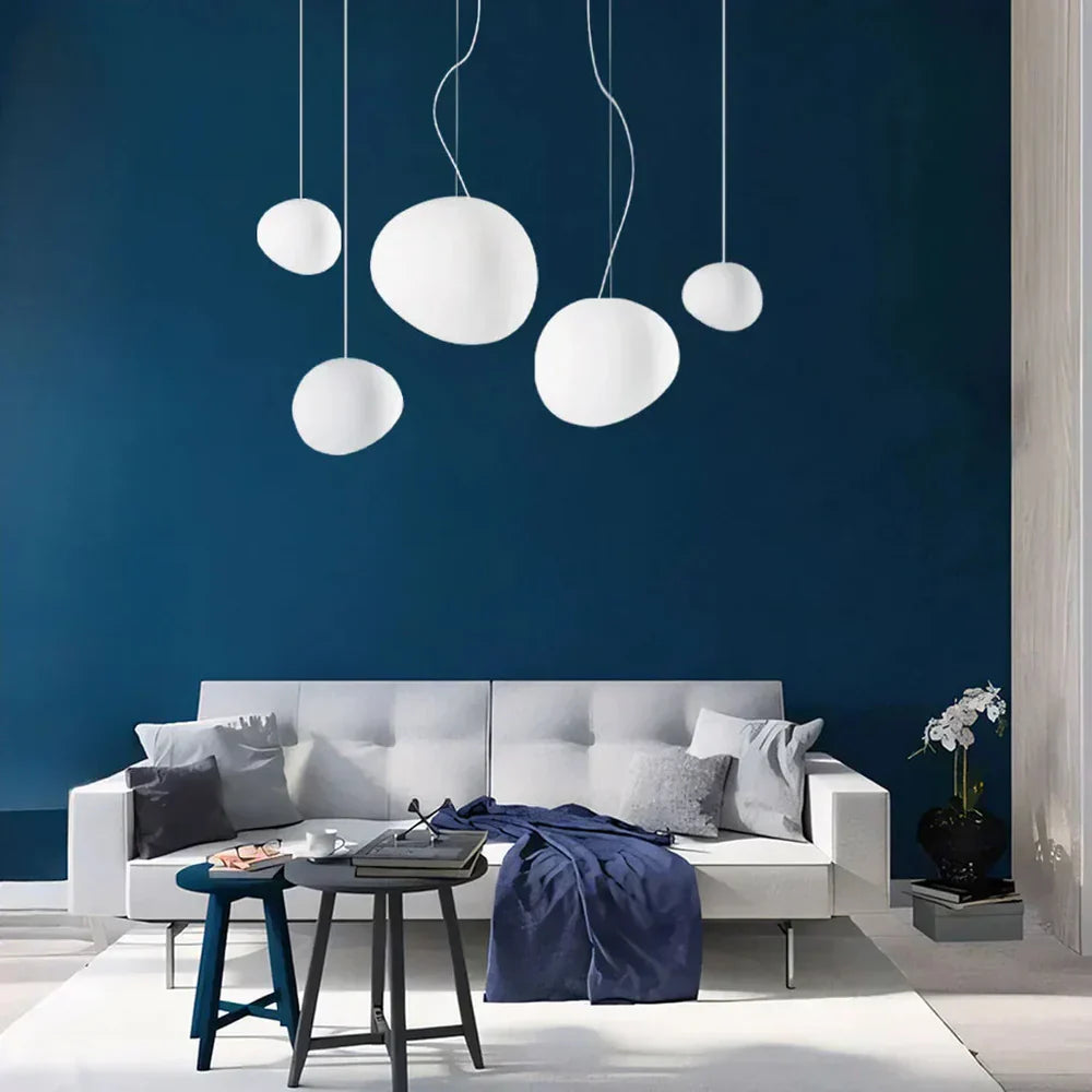 Organic Round Pendant Light – Minimalist Design