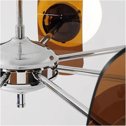 Retro Bauhaus Pendant Light with Globe Shades