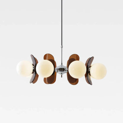 Retro Bauhaus Pendant Light with Globe Shades